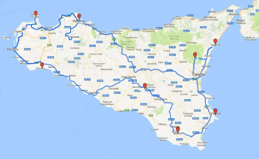 Sicilia in Moto - Le Migliori Strade e Itinerari per Ogni Viaggio